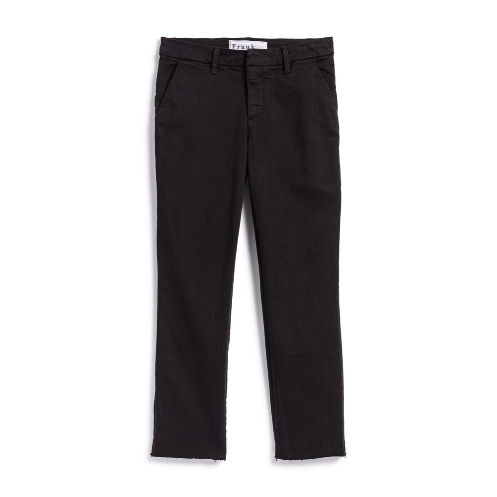 Frank & Eileen Black Wicklow Pant The Italian Chino Size 6